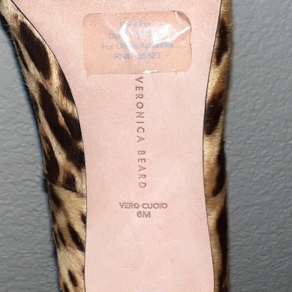 SOLDVeronica Beard Champlain Leopard Calf Hair Leather Pumps - Picture 6 of 6